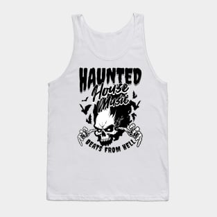 HOUSE MUSIC - Haunted House From Hell (Black) Tank Top